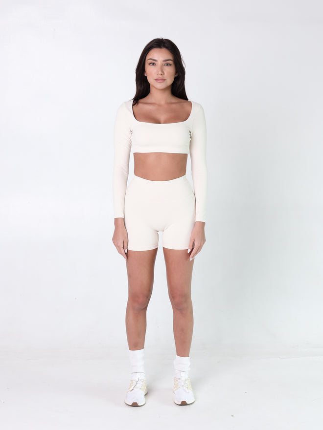 CoreLuxe Shorts - Cream