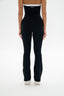 Tone Flared Leggings - Black