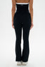Tone Hidden Scrunch Flared Leggings - Black