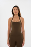 Tone Stride Tank Top - Espresso