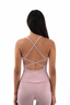 Tone Cross Back Tank Top - Rose