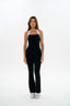 Tone Hidden Scrunch Flared Leggings - Black