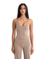 Flow Scoop Tank Top - Taupe