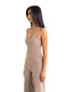 Flow Scoop Tank Top - Taupe