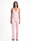 Flow Mid Rise Straight Pants - Baby Pink