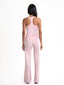 Flow Mid Rise Straight Pants - Baby Pink
