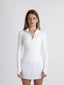 Cloud Stride Zip Up Jacket - White