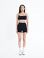 Cloud Hidden Scrunch Shorts - Black