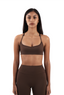 Tone Heart Sports Bra - Cocoa