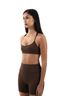 Tone Heart Sports Bra - Cocoa