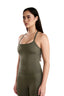 Tone Racer Tank Top - Olive Green