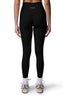Tone Crossover Hidden Scrunch Leggings - Black