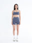 Cloud Hidden Scrunch Shorts - Slate Blue