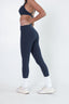 FitLuxe Crossover Leggings - Navy Blue