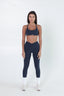 FitLuxe Crossover Leggings - Navy Blue