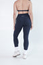 FitLuxe Crossover Leggings - Navy Blue