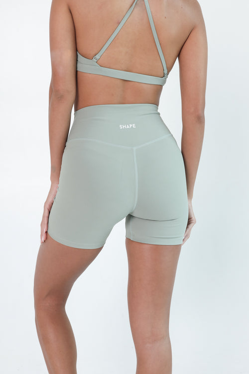FitLuxe Crossover Shorts - Sage Green – SHAPE Active PH