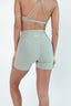 FitLuxe Crossover Shorts - Sage Green