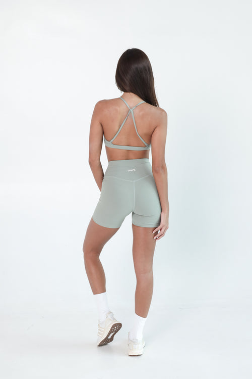 FitLuxe Crossover Leggings - Sage Green – SHAPE Active PH