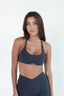 FitLuxe Arlo Sports Bra - Navy Blue