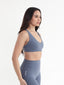 FitLuxe Cora Sports Bra - Slate Blue