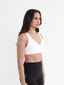 FitLuxe Cora Sports Bra - White