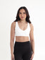 FitLuxe Cora Sports Bra - White